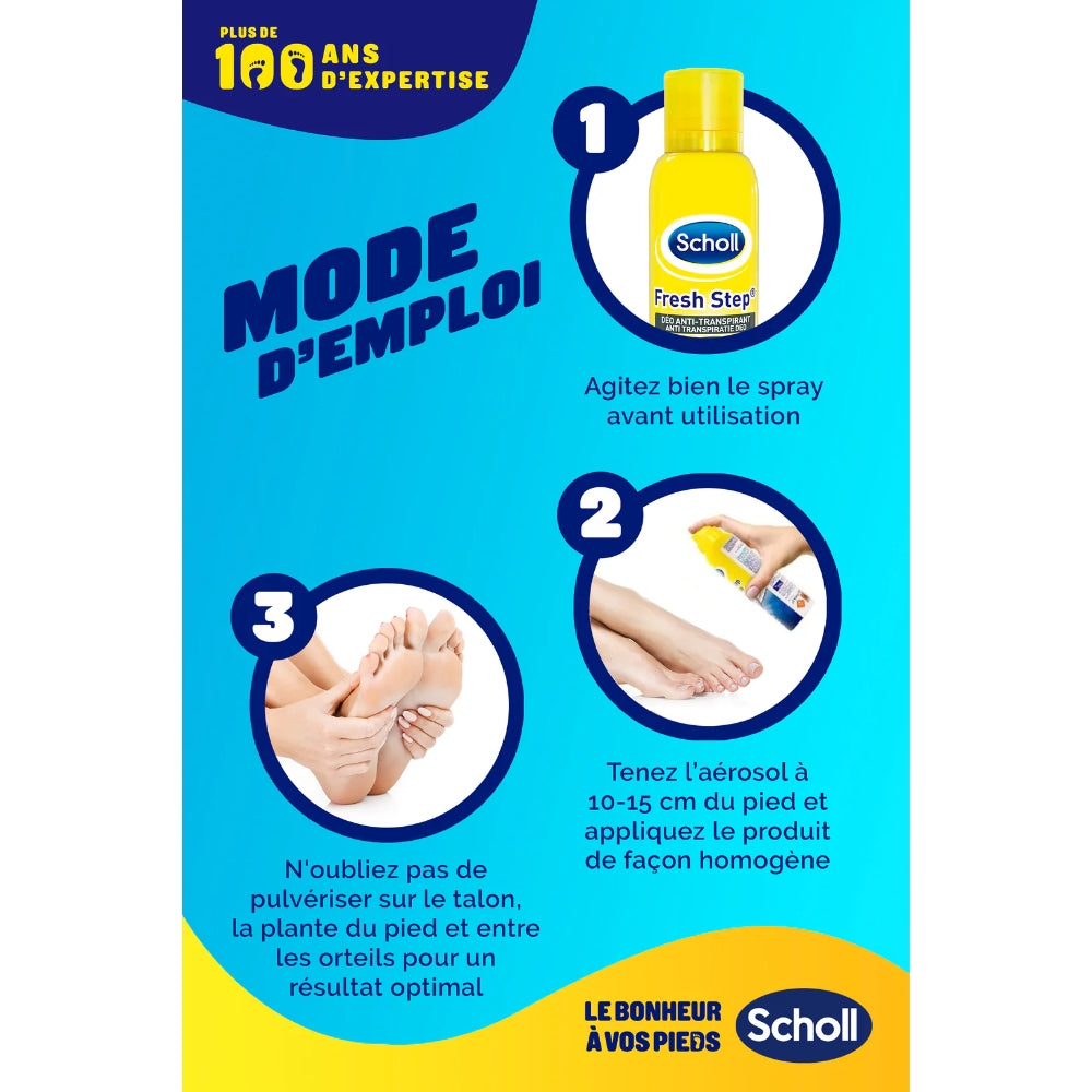 Déodorant Pieds Anti-Transpirant
